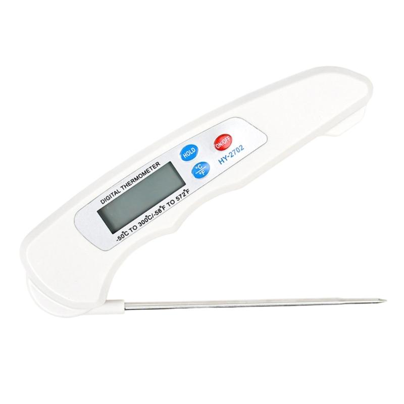 Digital Display Food Thermometers With Long Probe For Precise Cooking Baking Frying And Liquid Temperature Monitoring білий
Digital Display Food Thermometers With Long Probe For Precise Cooking Baking Frying And Liquid Temperature Monitoring білий