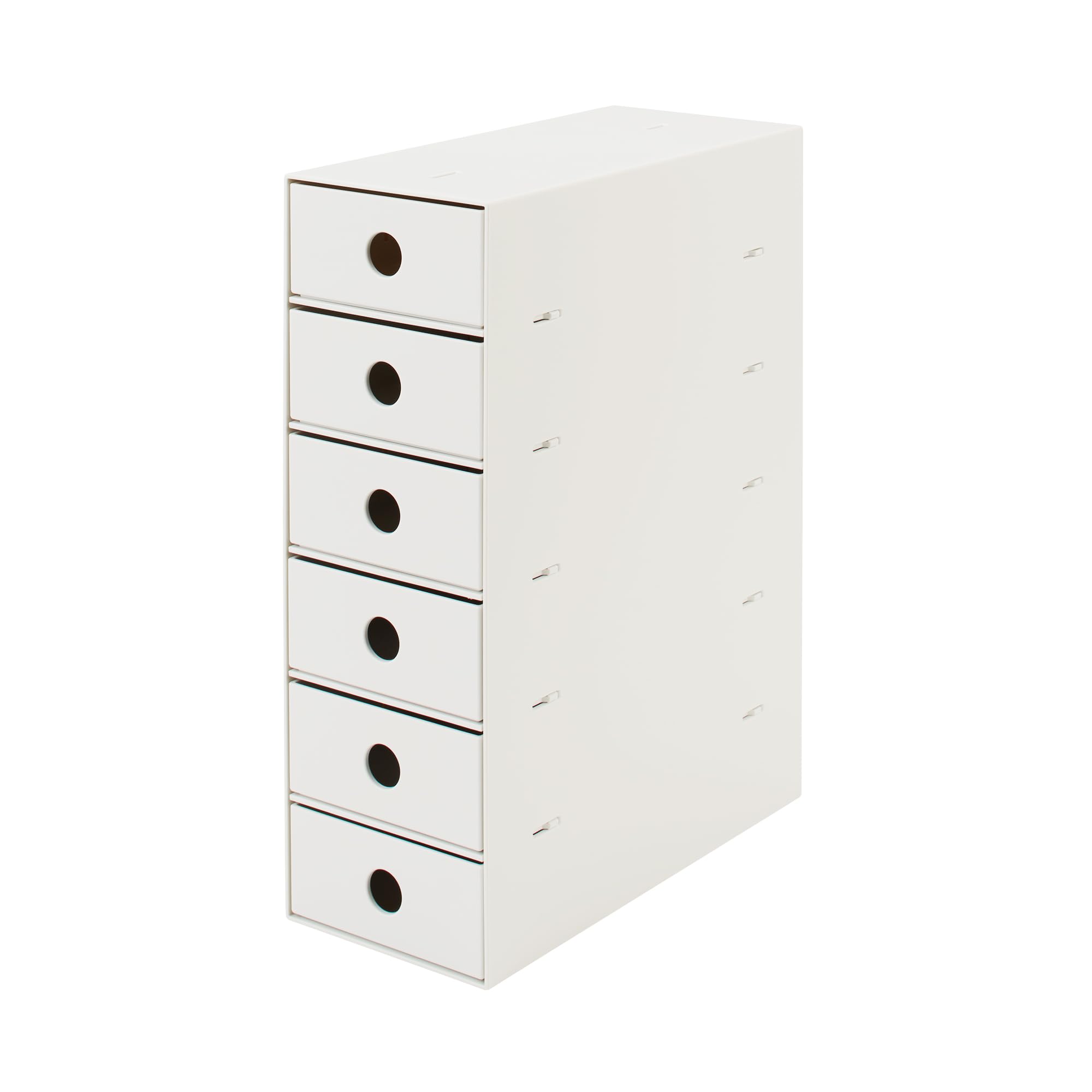 MUJI Polypropylene Small Items Storage Box 6 Tiers, White Gray Approx. Width 11 x Depth 24.5 x Height 32cm NCD68A9A
MUJI Polypropylene Small Items Storage Box 6 Tiers, White Gray Approx. Width 11 x Depth 24.5 x Height 32cm NCD68A9A