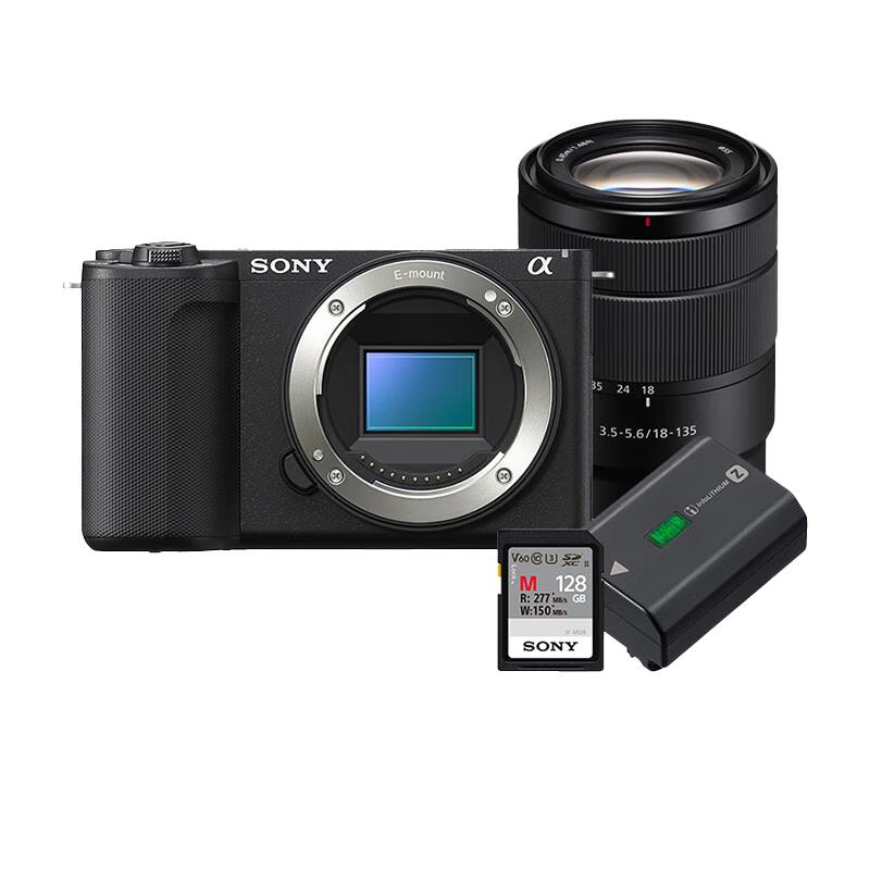Sony ZV-E10 II APS-C Mirrorless Travel Kit with 18-135mm Lens (CN version)
Sony ZV-E10 II APS-C Mirrorless Travel Kit with 18-135mm Lens (CN version)