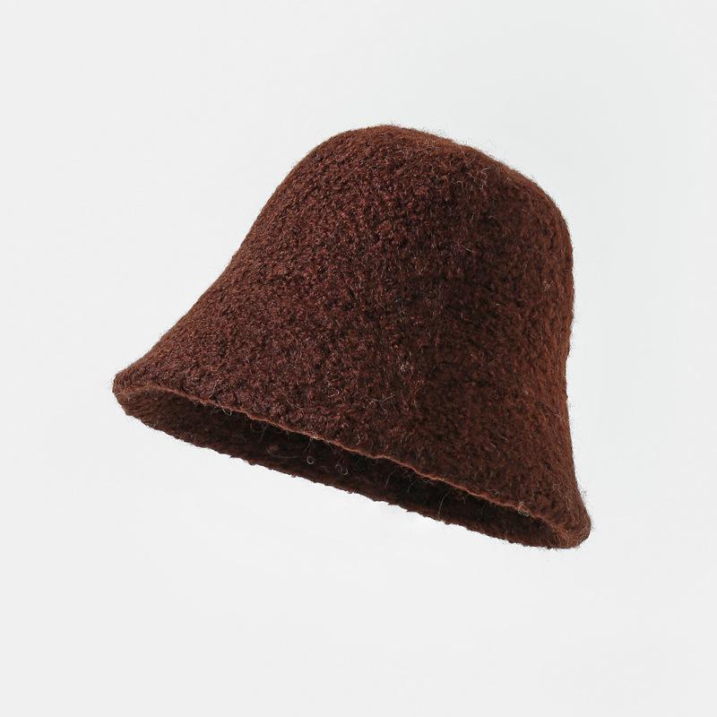 Mei Winter Korean version of the face small wool bucket hat Japanese Internet celebrities with the same temperament simple темно-коричневого
Mei Winter Korean version of the face small wool bucket hat Japanese Internet celebrities with the same temperament simple темно-коричневого