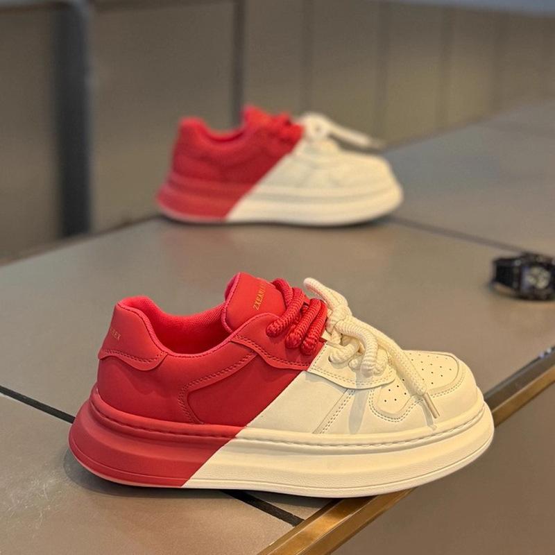 Men s Platform Sneakers Autumn New Fashion Height Increase Comfortable Casual Shoes Outdoor Non Slip Cross Tied Vulcanized Shoes 39 червоний
Men s Platform Sneakers Autumn New Fashion Height Increase Comfortable Casual Shoes Outdoor Non Slip Cross Tied Vulcanized Shoes 39 червоний