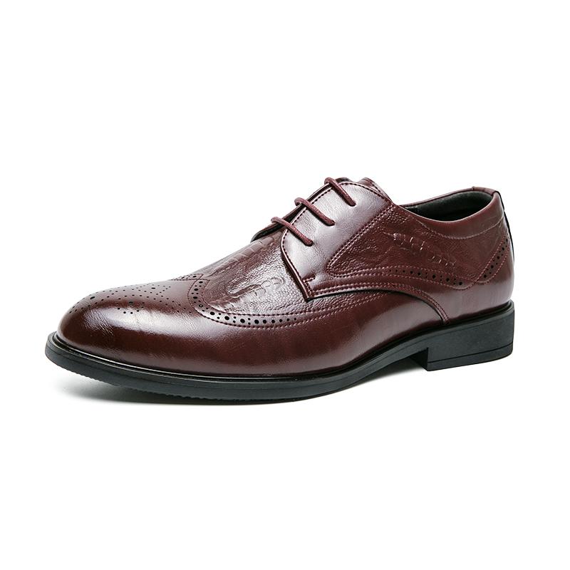 Casual Leather shoes Big size Men s Dad shoes Business fashi leather shoes 44 коричневий
Casual Leather shoes Big size Men s Dad shoes Business fashi leather shoes 44 коричневий