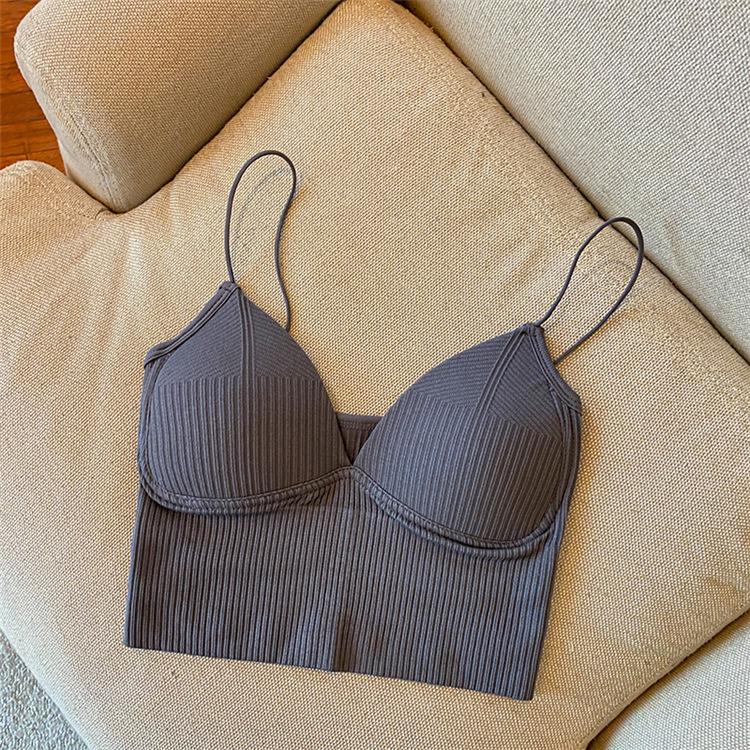 Chic Ribbed French Camisole with Elegant Back and Built-in Cups One Size (Fits 80-125 Jin)
Chic Ribbed French Camisole with Elegant Back and Built-in Cups One Size (Fits 80-125 Jin)
