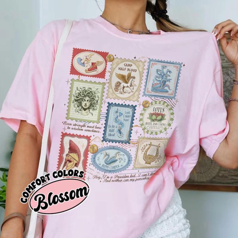Camp Half Blood Camping Shirt Son Of Poseidon Stamps TShirt Lotus Hotel Black Jack T Shirt Greek Demigods Book Lover Gift S
Camp Half Blood Camping Shirt Son Of Poseidon Stamps TShirt Lotus Hotel Black Jack T Shirt Greek Demigods Book Lover Gift S