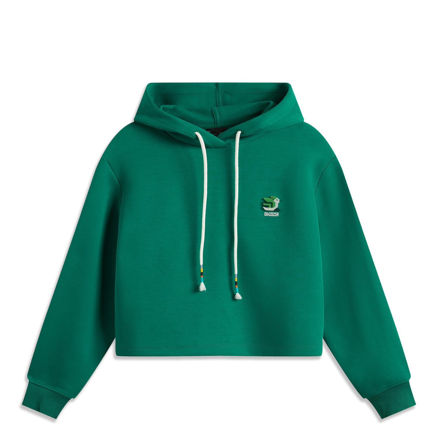 Li Ning Серия спортивного образа жизни Повседневный простой однотонный худи женский свитшот Каменно-зеленый AWDUA68-3 M
Li Ning Серия спортивного образа жизни Повседневный простой однотонный худи женский свитшот Каменно-зеленый AWDUA68-3 M