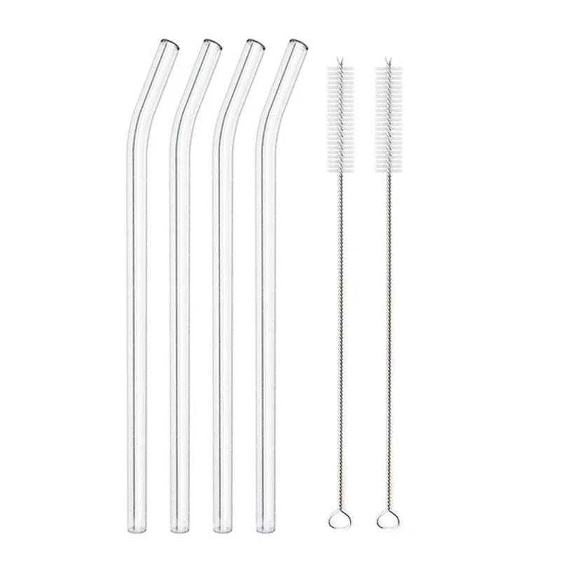 20cm Reusable Glass Straws, High Borosilicate Smoothie Cocktails Straw Environmentally Friendly Drinkware Straw Wine Accessories
20cm Reusable Glass Straws, High Borosilicate Smoothie Cocktails Straw Environmentally Friendly Drinkware Straw Wine Accessories