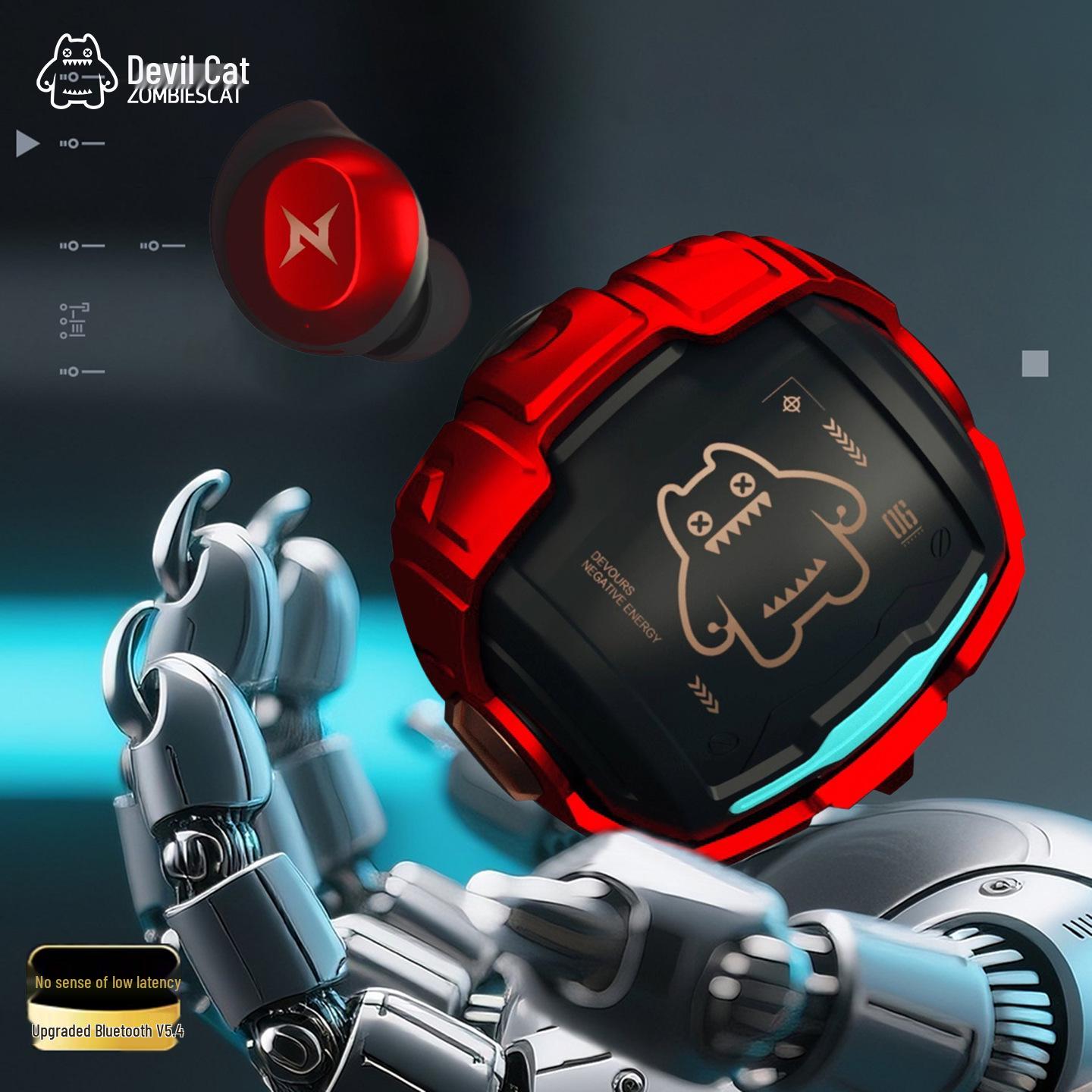 Навушники Bluetooth Devil Cat B12 бездротові для сну та ігор з AI-перекладом (Модель 2025 року)
Навушники Bluetooth Devil Cat B12 бездротові для сну та ігор з AI-перекладом (Модель 2025 року)