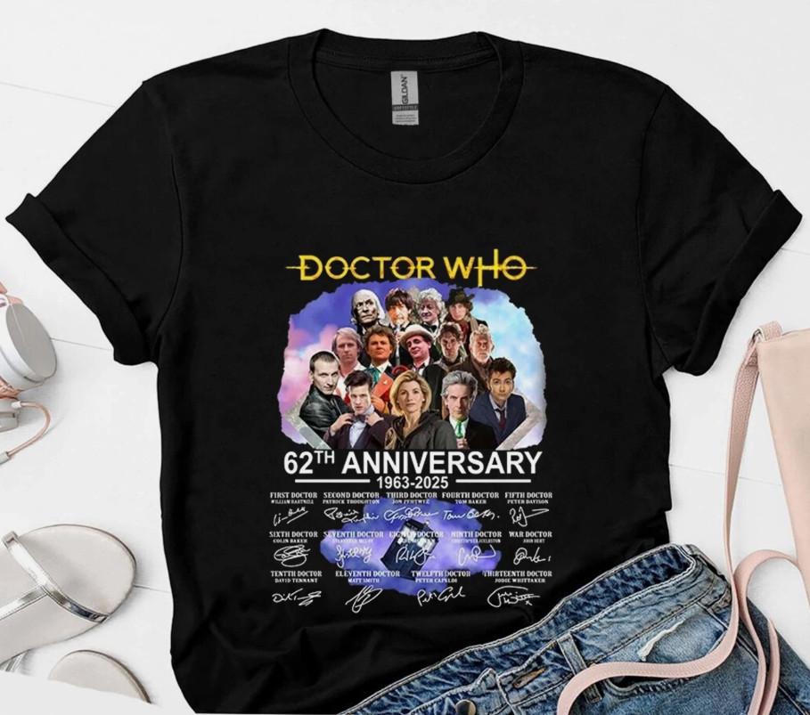 Doctor Who 62th Anniversary 19632025 TShirt full sizes Unisex T-Shirt L
Doctor Who 62th Anniversary 19632025 TShirt full sizes Unisex T-Shirt L