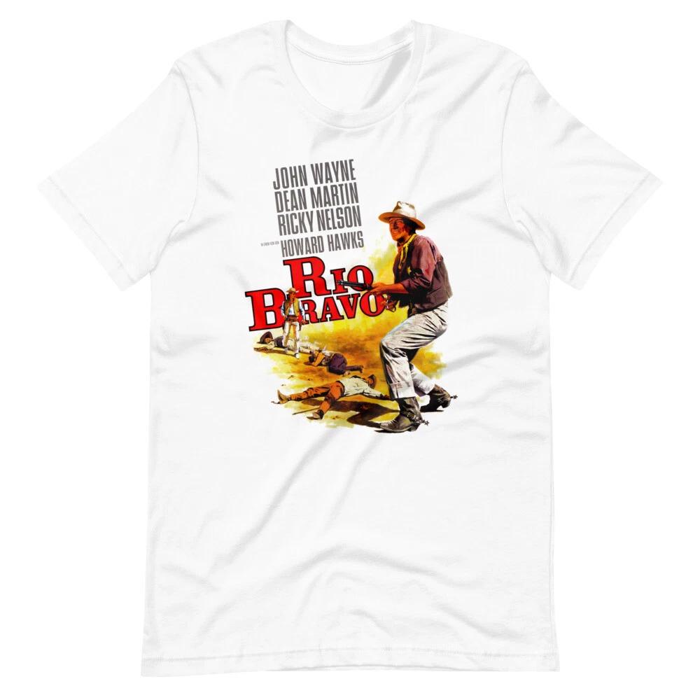 RIO BRAVO Western JOHN WAYNE Short-Sleeve Unisex 100% Cotton T-shirt Mens Tees Top 4XL
RIO BRAVO Western JOHN WAYNE Short-Sleeve Unisex 100% Cotton T-shirt Mens Tees Top 4XL