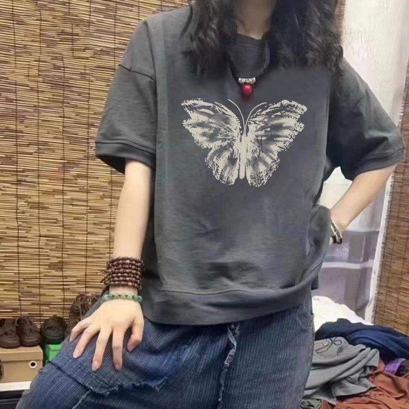 Women s 100% Cotton Casual Short Sleeve T-Shirt with Stylish Slimming Design and Trendy Print in Plus Size S (up to 85 kg)
Women s 100% Cotton Casual Short Sleeve T-Shirt with Stylish Slimming Design and Trendy Print in Plus Size S (up to 85 kg)