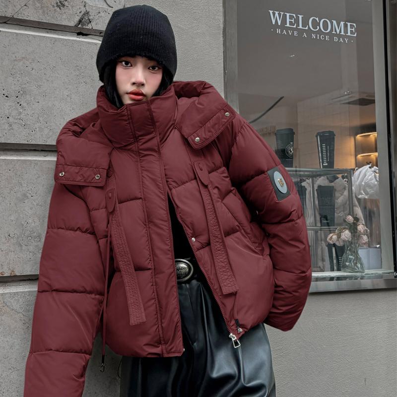 Fashion Winter Women s Parkas Hooded Warm Jackets Elegant Loose Thick Woman Coats M червоний
Fashion Winter Women s Parkas Hooded Warm Jackets Elegant Loose Thick Woman Coats M червоний