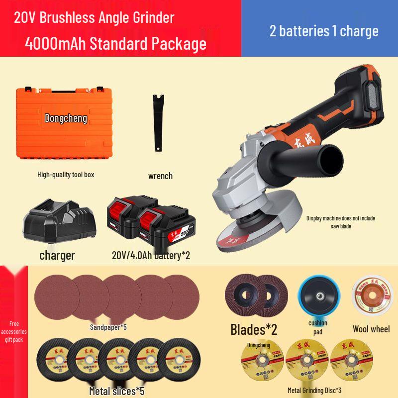 Dongcheng AC Electric Angle Grinder CN plug (adapter included)
Dongcheng AC Electric Angle Grinder CN plug (adapter included)