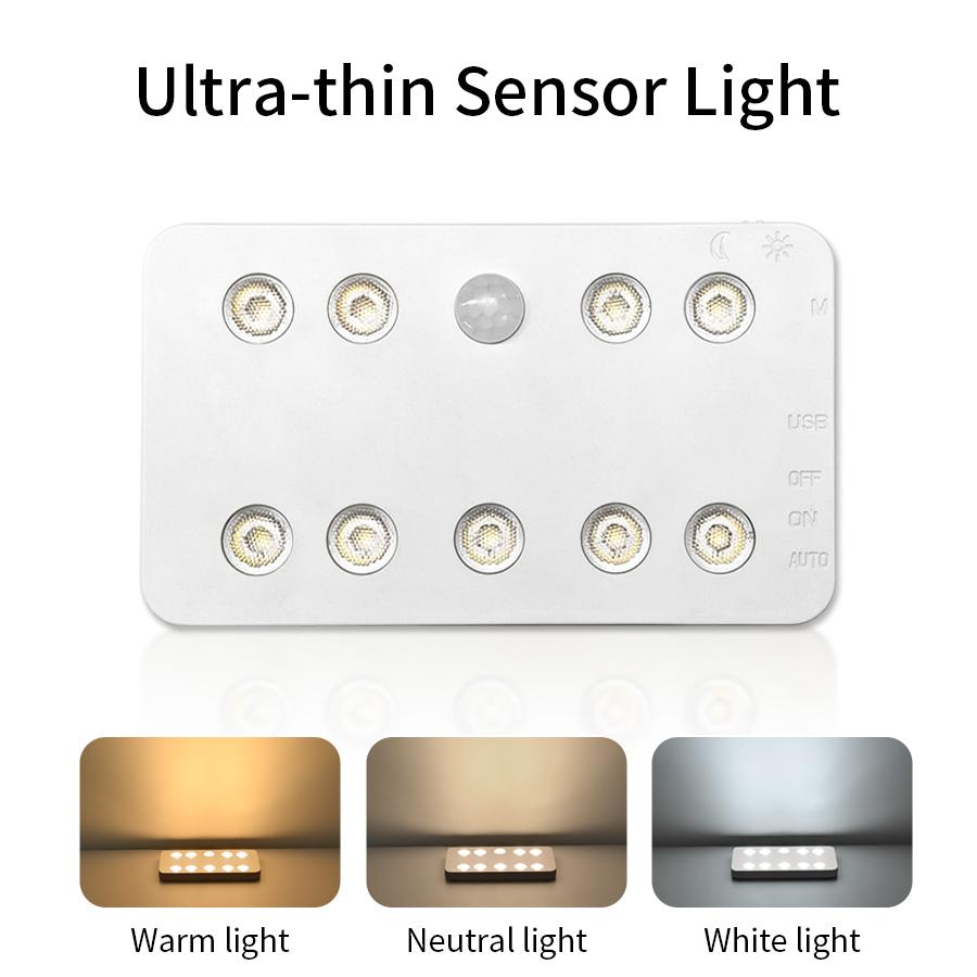 9 светодиодов Квадратный Ночник с датчиком движения человека Перезаряжаемый 3 цвета Настенный светильник Беспроводной Тонкий Светильник под шкаф для Лестницы Коридора
9 светодиодов Квадратный Ночник с датчиком движения человека Перезаряжаемый 3 цвета Настенный светильник Беспроводной Тонкий Светильник под шкаф для Лестницы Коридора