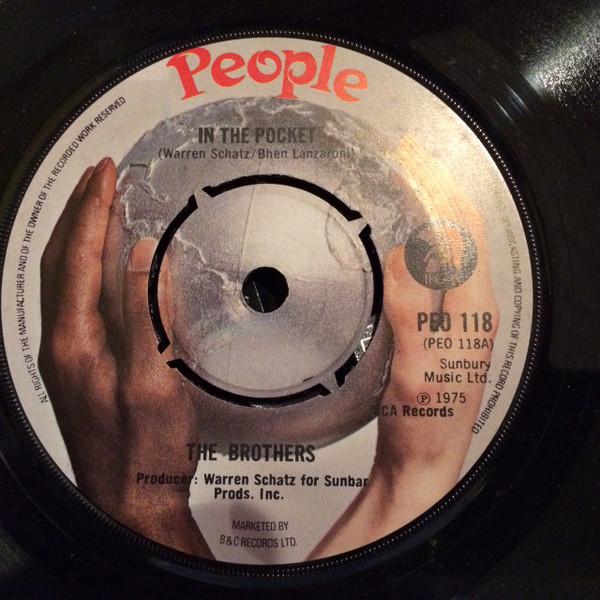 7inch Record BROTHERS - In The Pocket PEO118 People, Trojan 1975 UK Soul/Funk Used
7inch Record BROTHERS - In The Pocket PEO118 People, Trojan 1975 UK Soul/Funk Used