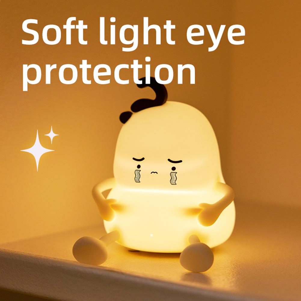 Night Light Chubby Lamp For Kids USB Rechargeable Soft Novelty Night Light With 3-level Brightness Wireless Bedside Lamp
Night Light Chubby Lamp For Kids USB Rechargeable Soft Novelty Night Light With 3-level Brightness Wireless Bedside Lamp