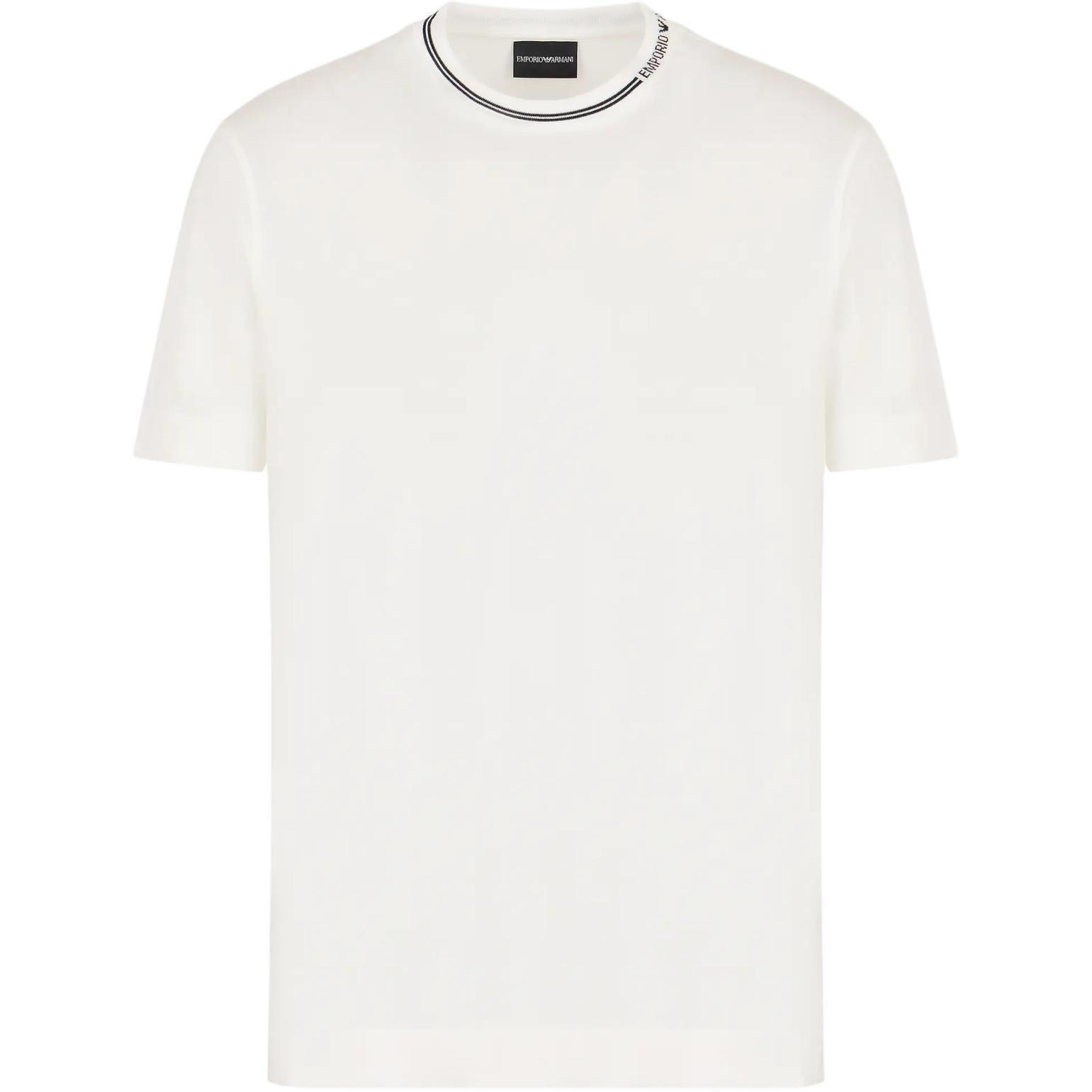 Emporio Armani Logo Letter Trim Round Neck Short Sleeve T-Shirt Men t-shirts Warm-White 6D1T95-1JOSZ-0101 L
Emporio Armani Logo Letter Trim Round Neck Short Sleeve T-Shirt Men t-shirts Warm-White 6D1T95-1JOSZ-0101 L