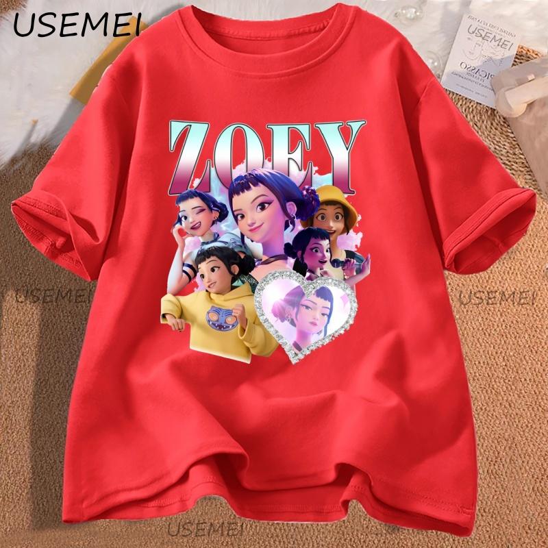 Zoey Huntrix Kpop Demon Hunters Tshirt for Men Women Graphic Tees Harajuku Cotton Short Sleeve Male Clothes Trendy Clothing S
Zoey Huntrix Kpop Demon Hunters Tshirt for Men Women Graphic Tees Harajuku Cotton Short Sleeve Male Clothes Trendy Clothing S