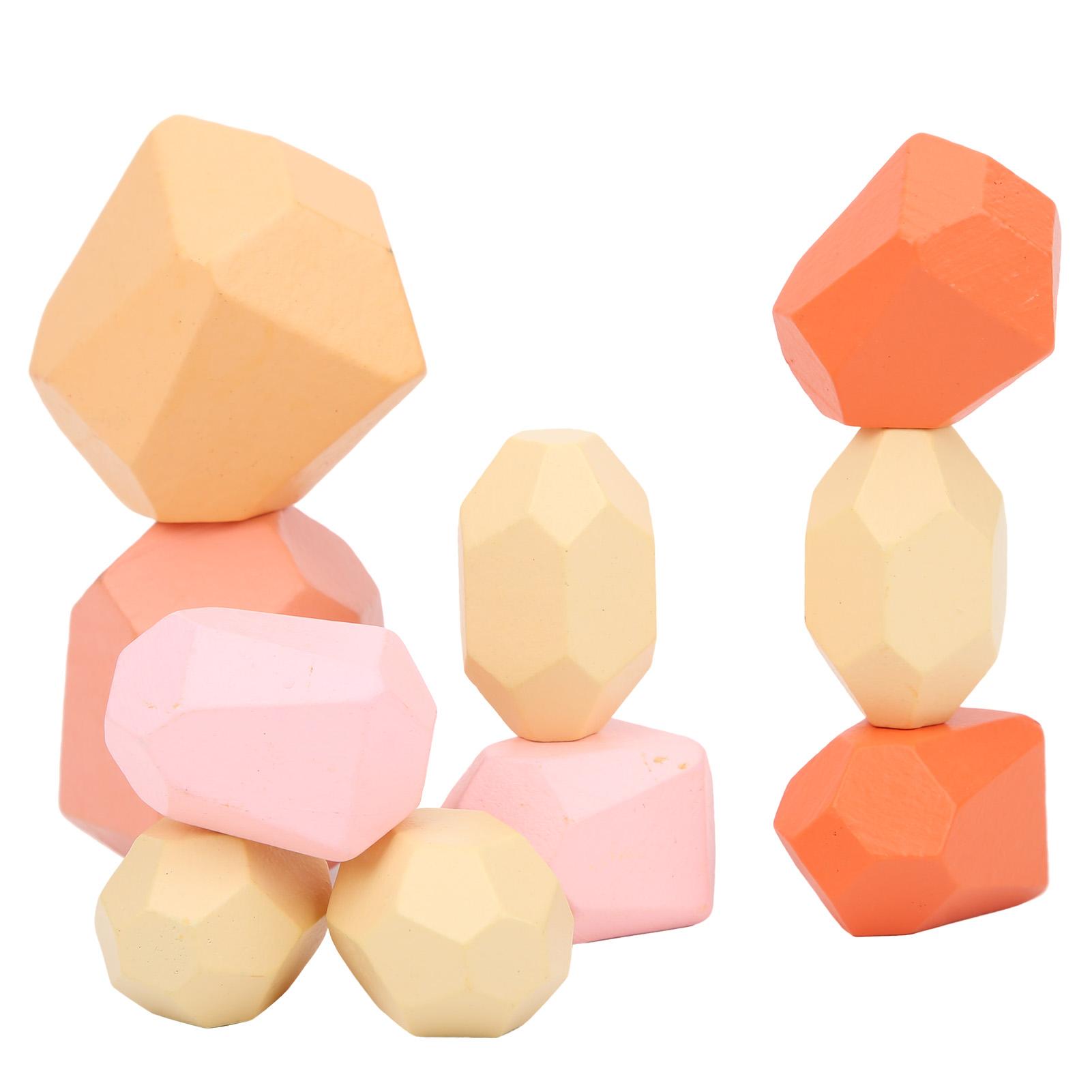 Wood Balancing Stacked Stones Colored Gems Wooden Stones Building Block Toys
Wood Balancing Stacked Stones Colored Gems Wooden Stones Building Block Toys