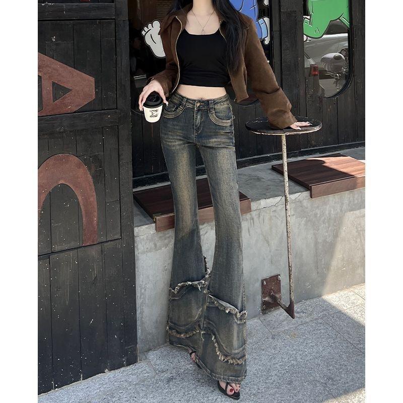 Small Man Stitching Slim Fit Slimming American Retro Fur Beast-edged Hot Girl Micro-pull Jeans Women XL
Small Man Stitching Slim Fit Slimming American Retro Fur Beast-edged Hot Girl Micro-pull Jeans Women XL