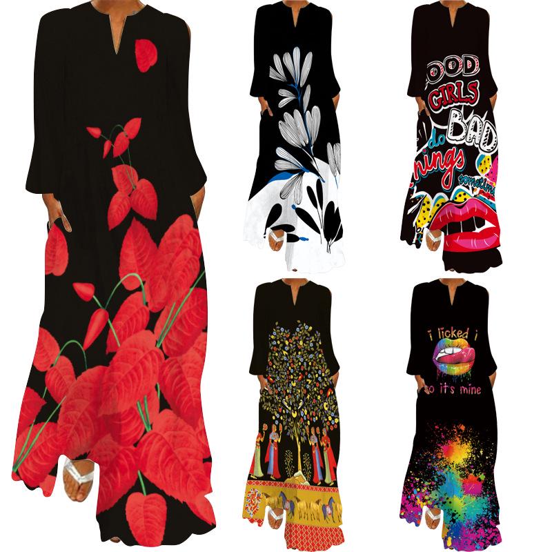 2024 Retro Butterfly Print V-Neck Long Sleeve Pocket Dress for Women XL
2024 Retro Butterfly Print V-Neck Long Sleeve Pocket Dress for Women XL