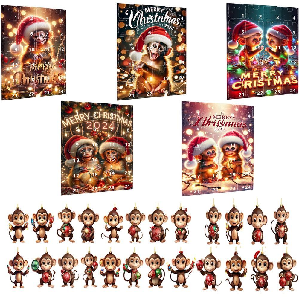 Xmas Monkey Doll Pendant Christmas Advent Calendar Bag Backpack Pendant Gift Mystery Box A
Xmas Monkey Doll Pendant Christmas Advent Calendar Bag Backpack Pendant Gift Mystery Box A