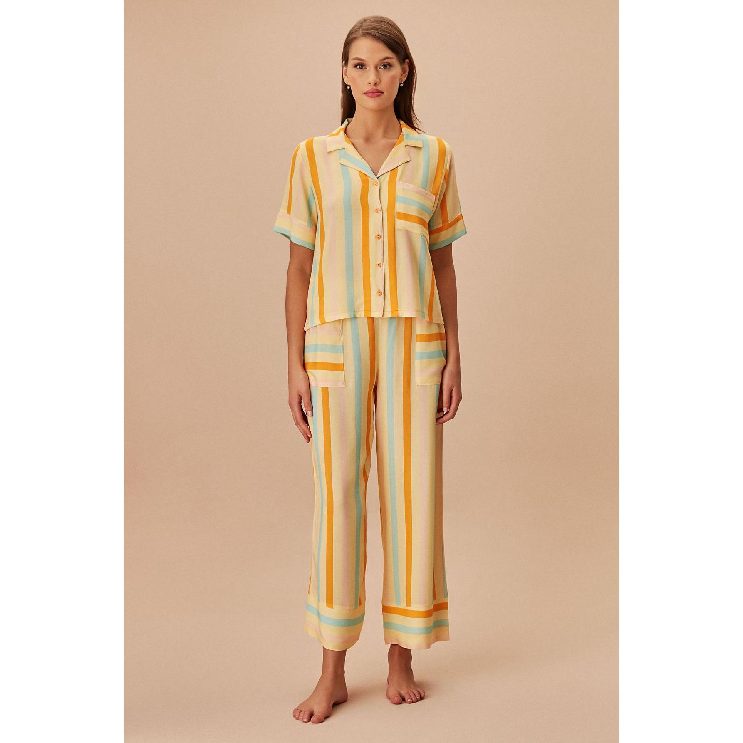 Мужской пижамный комплект Linepot S жёлтый
Мужской пижамный комплект Linepot S жёлтый