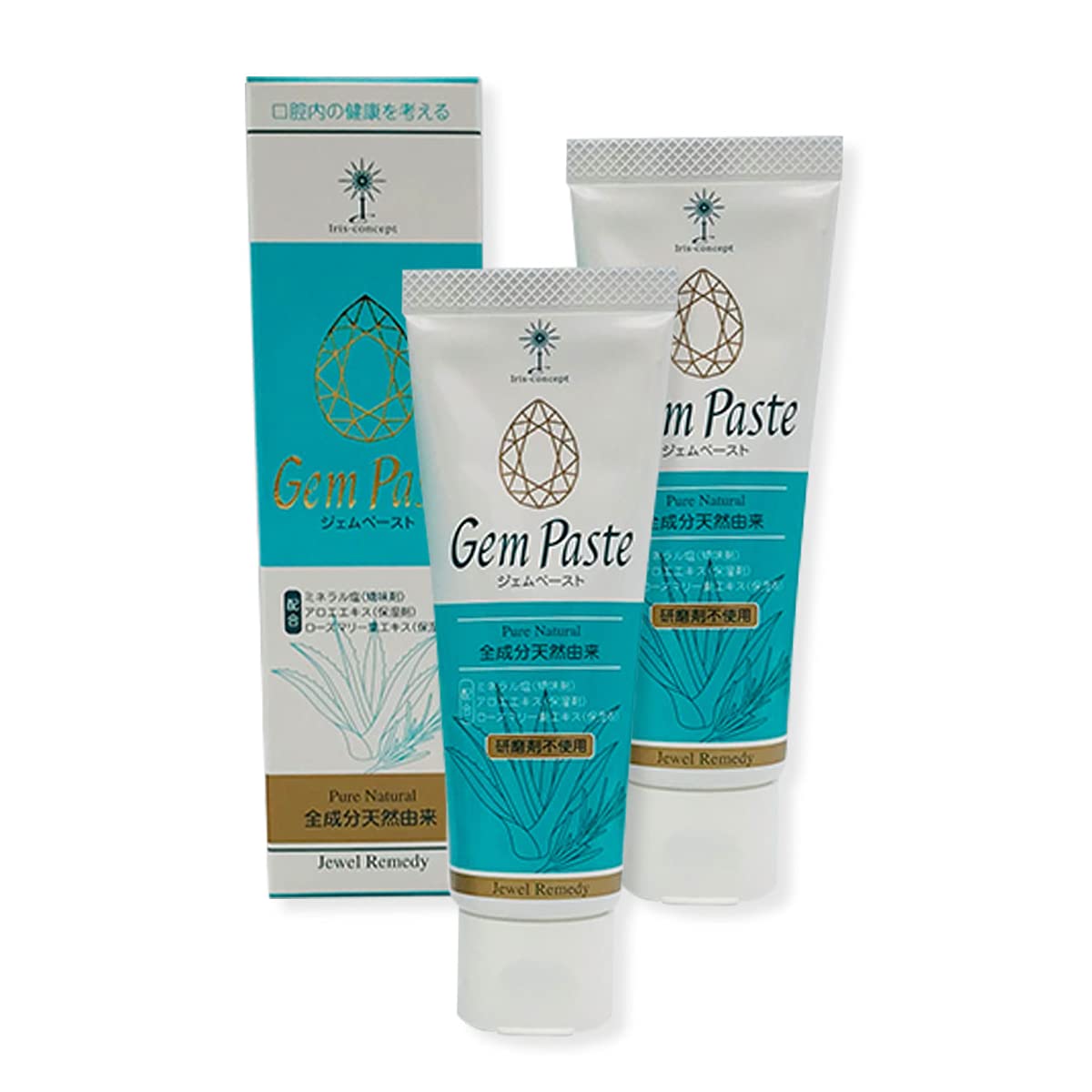 Gempaste Toothpaste Gel 65g Set of 2 All Natural Ingredients No Additives Fluoride Free Toothpaste No Abrasives Bad Breath Care JOE Mini Detergent x
Gempaste Toothpaste Gel 65g Set of 2 All Natural Ingredients No Additives Fluoride Free Toothpaste No Abrasives Bad Breath Care JOE Mini Detergent x
