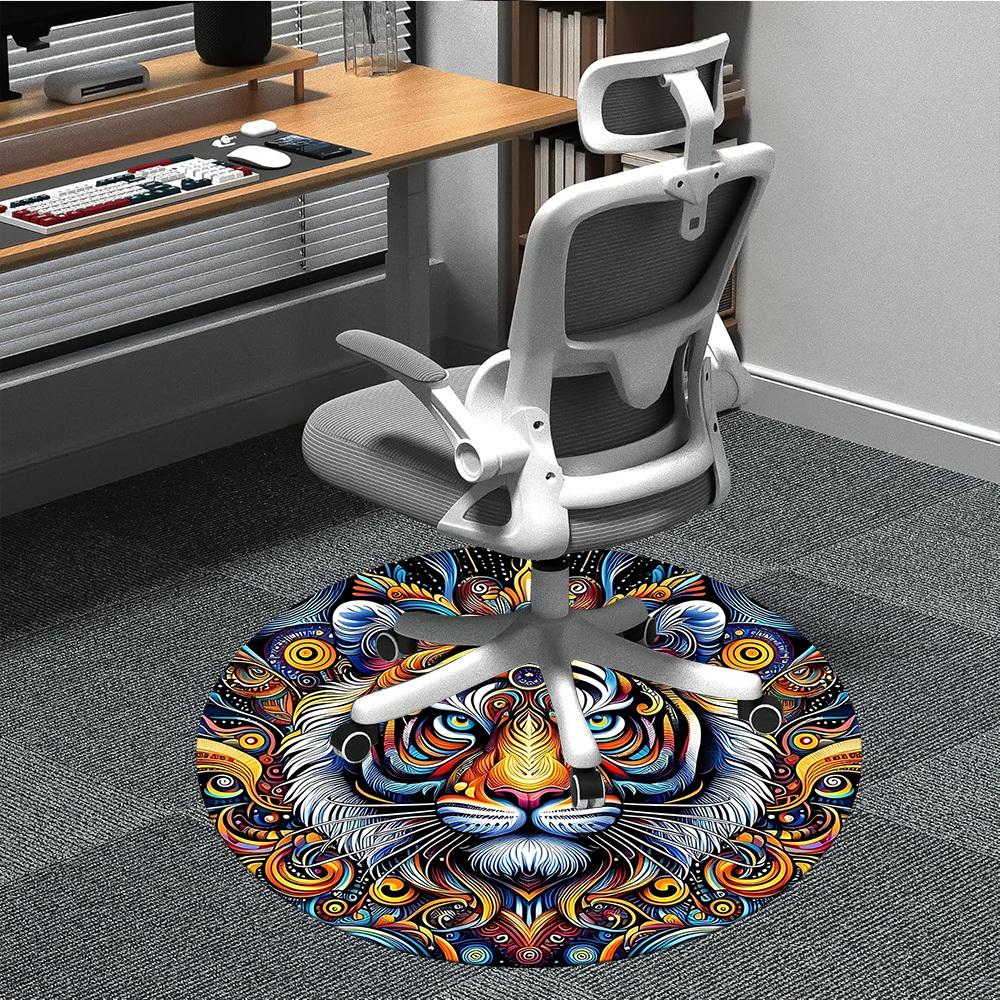 1pc Tiger Mandala Chair Carpet for Office Non-Slip, Machine Washable Rug for Office - Holiday DecorMachine Made yy251029027 80cm by 80cm
1pc Tiger Mandala Chair Carpet for Office Non-Slip, Machine Washable Rug for Office - Holiday DecorMachine Made yy251029027 80cm by 80cm