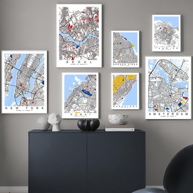 Madrid World City Colour Map Canvas Art Painting New York London Paris Poster and Print Wall Art Picture for Home Decoration 20x30cm no frame
Madrid World City Colour Map Canvas Art Painting New York London Paris Poster and Print Wall Art Picture for Home Decoration 20x30cm no frame