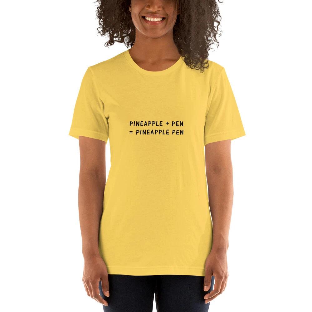 E2K Pineapple pen Unisex T-Shirt fruit fruits juice pens pencils math formula XL
E2K Pineapple pen Unisex T-Shirt fruit fruits juice pens pencils math formula XL