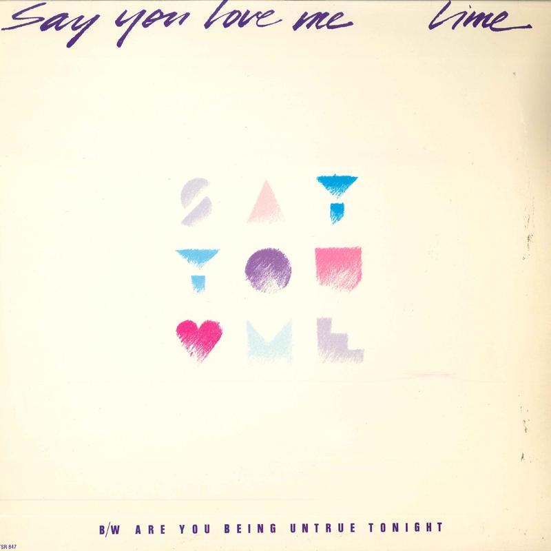 12inch Record LIME - Say You Love Me / Are You Being Unt TSR847 TSR 1986 US Dance & Electronica Used
12inch Record LIME - Say You Love Me / Are You Being Unt TSR847 TSR 1986 US Dance & Electronica Used