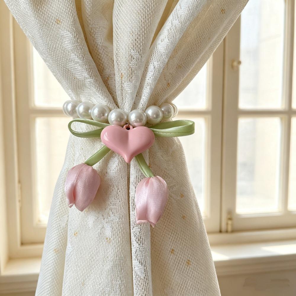 Beautifully Tulip Gauze Curtain Tie Adjustable Pearl Curtain Buckle Window Decoration рожевий
Beautifully Tulip Gauze Curtain Tie Adjustable Pearl Curtain Buckle Window Decoration рожевий