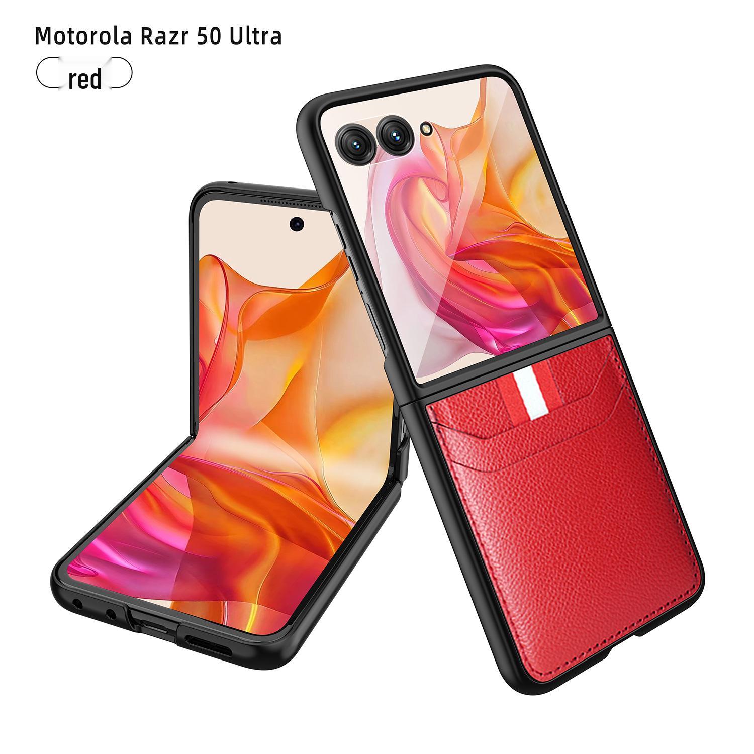 Motorola Razr50 Ultra Lychee Leather Case with Tempered Film & Card Slot Razr 50 Ultra красный
Motorola Razr50 Ultra Lychee Leather Case with Tempered Film & Card Slot Razr 50 Ultra красный