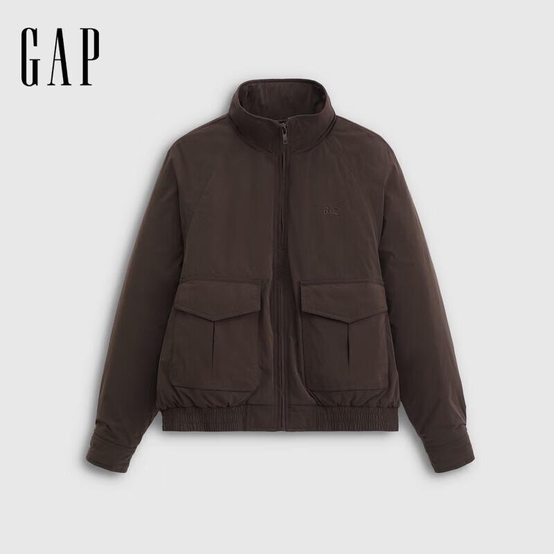 GAP Women s Logo Embroidered Stand-Collar Zip Jacket 155/80A
GAP Women s Logo Embroidered Stand-Collar Zip Jacket 155/80A