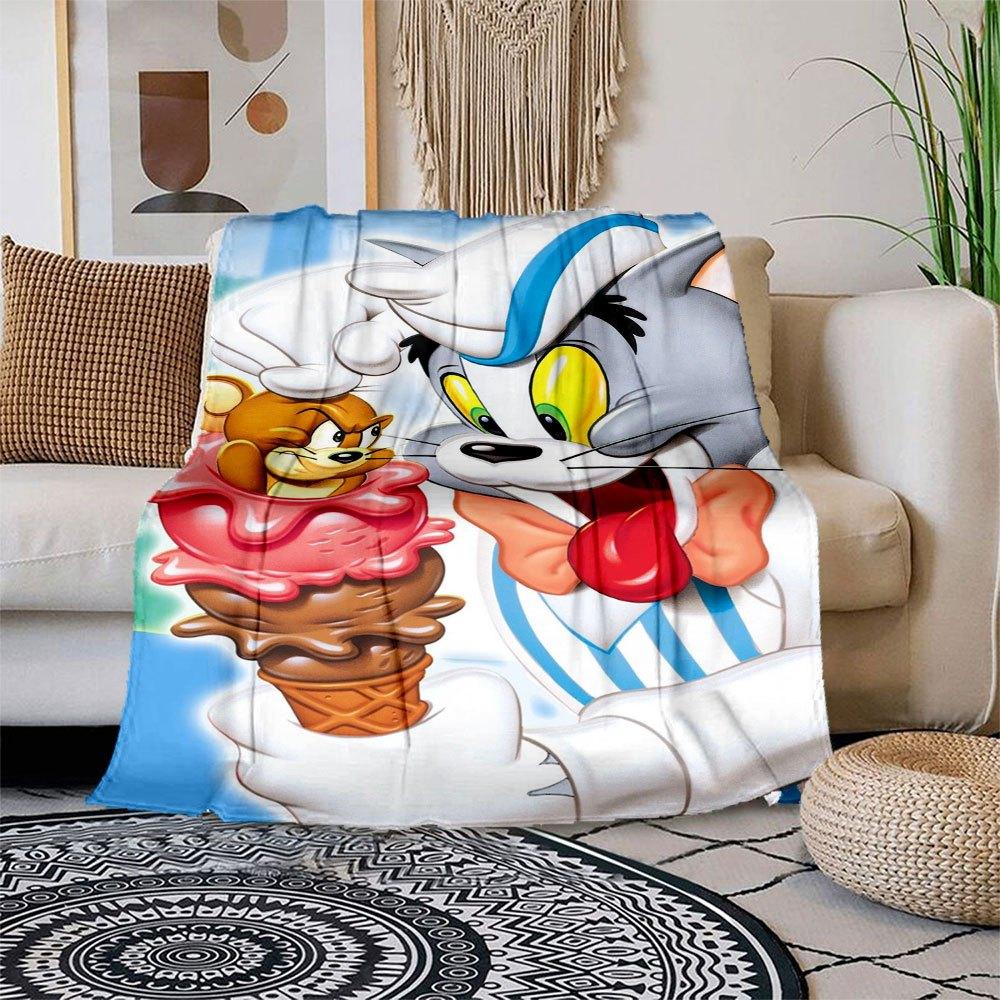 Tom & Jerry Ice Cream Phone Case CoverBlanket Flannel Throw Blanket for Sofa, Bed, Travel, Camping, Office 100x150cm
Tom & Jerry Ice Cream Phone Case CoverBlanket Flannel Throw Blanket for Sofa, Bed, Travel, Camping, Office 100x150cm