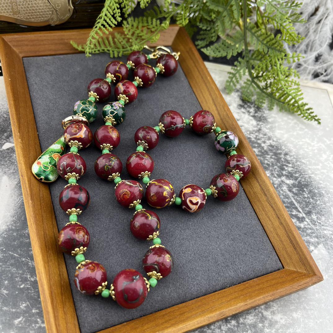 Винтажное ретро ожерелье Mi Nan с красным глазом феникса и набор браслетов из перегородчатой эмали Bracelet как
Винтажное ретро ожерелье Mi Nan с красным глазом феникса и набор браслетов из перегородчатой эмали Bracelet как