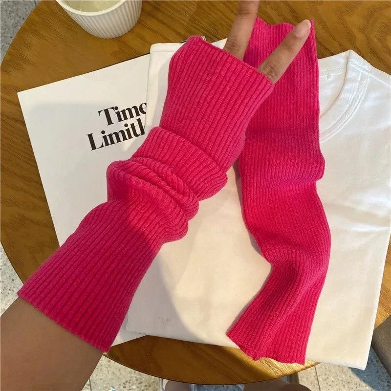 Y2K Fingerless Mittens Women Knitted Gloves Cosplay Anime Gloves Winter Arm Warmers Punk Gothic Harajuku Knit Mitten Arm Sleeves one size рожевий червоний колір
Y2K Fingerless Mittens Women Knitted Gloves Cosplay Anime Gloves Winter Arm Warmers Punk Gothic Harajuku Knit Mitten Arm Sleeves one size рожевий червоний колір
