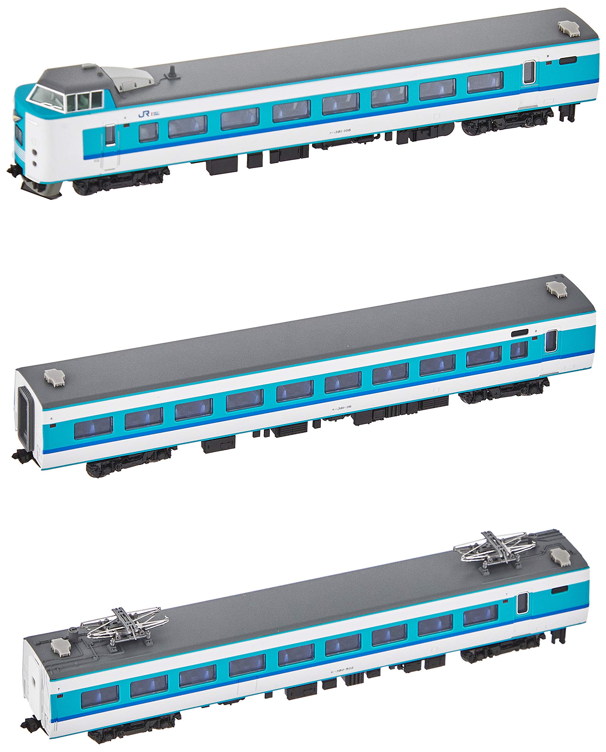 KATO N gauge 381 series additional set Super Kuroshio (renewal formation) 3-car 10-1642
KATO N gauge 381 series additional set Super Kuroshio (renewal formation) 3-car 10-1642