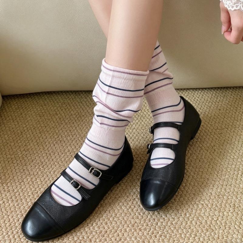 Spring and Summer Striped Socks - Children s Mid-Calf Pure Cotton Socks - Lazy Style - Gathered Socks with Flared Edges - Relaxing Style Outfit 1 pair рожевий
Spring and Summer Striped Socks - Children s Mid-Calf Pure Cotton Socks - Lazy Style - Gathered Socks with Flared Edges - Relaxing Style Outfit 1 pair рожевий
