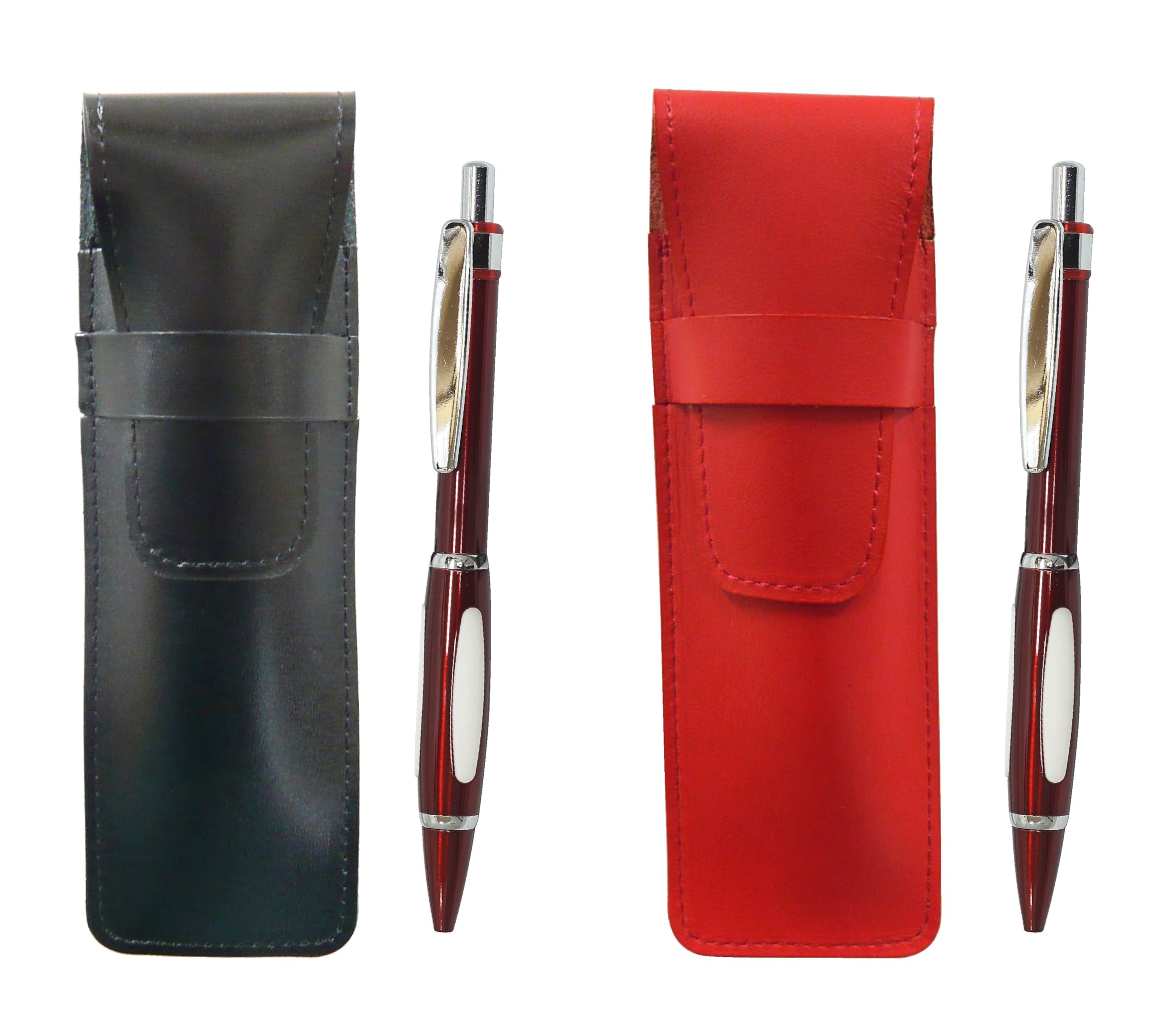 Slim Cowhide Pencil Case Black Red Set Metal Scorpion Shocking Ballpoint Pen Red ASBR-B989A-R
Slim Cowhide Pencil Case Black Red Set Metal Scorpion Shocking Ballpoint Pen Red ASBR-B989A-R