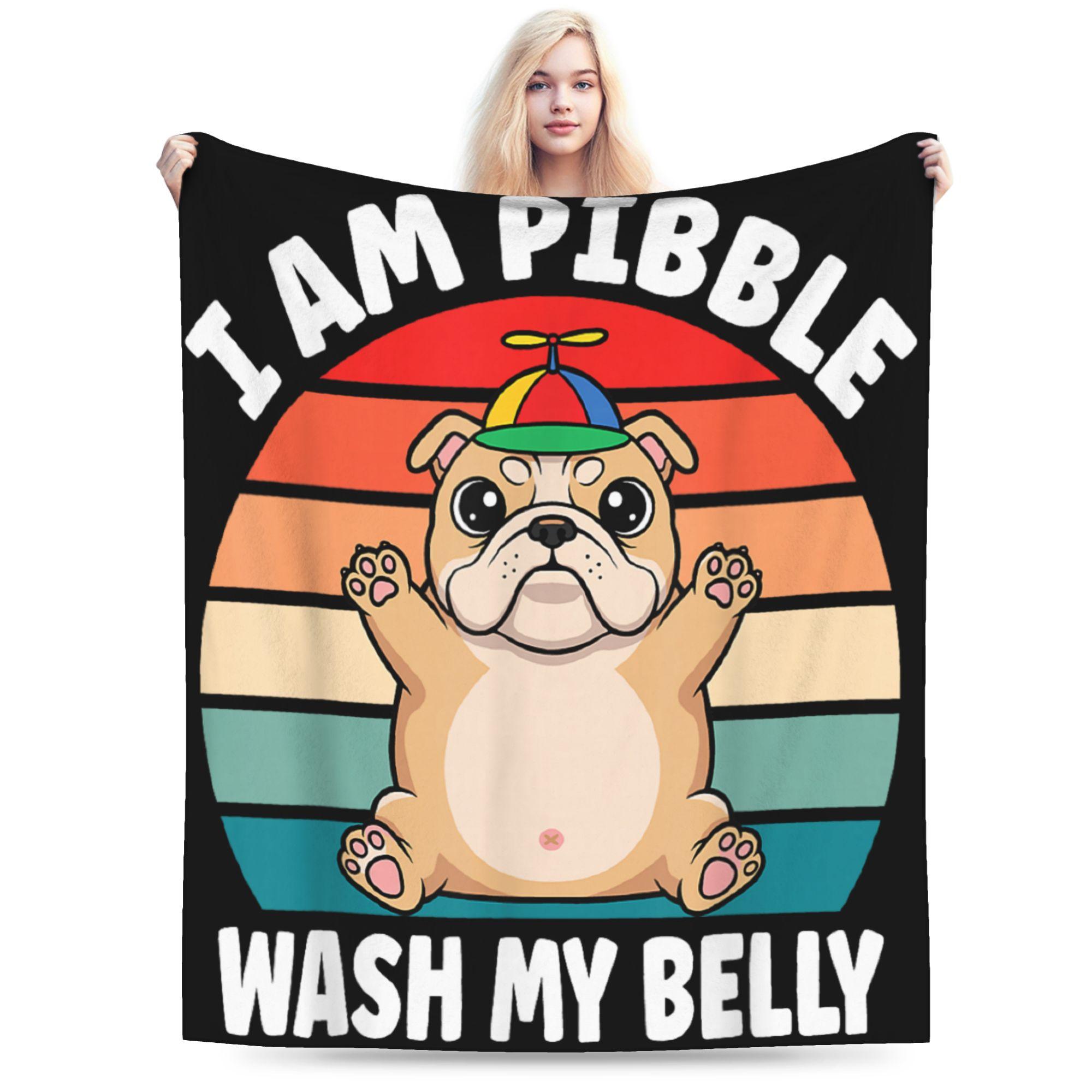 I Am Pibble Wash My Belly Blankets Coral Fleece Plush Meme Funny Dog Brainrot Warm Throw Blanket for Car Sofa Couch Bedspread 80x60in
I Am Pibble Wash My Belly Blankets Coral Fleece Plush Meme Funny Dog Brainrot Warm Throw Blanket for Car Sofa Couch Bedspread 80x60in