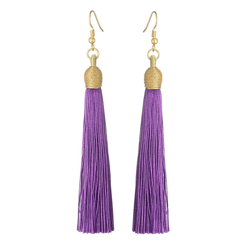 LOVBEAFAS 2026 Long Tassel Earrings For Women Boho Drop Dangle Fringe Earrings Wedding Vintage Statement Fashion Zircon Gift темно-фіолетовий колір
LOVBEAFAS 2026 Long Tassel Earrings For Women Boho Drop Dangle Fringe Earrings Wedding Vintage Statement Fashion Zircon Gift темно-фіолетовий колір