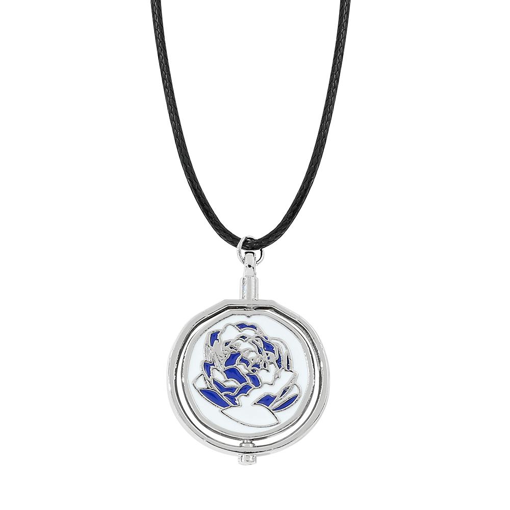 Game Jinx Blue Rose Rotatable Necklace Anime Game Arcane Season 2 Backpack Pendants Metal Fashion Jewerly Fans Collections Silver&50cm
Game Jinx Blue Rose Rotatable Necklace Anime Game Arcane Season 2 Backpack Pendants Metal Fashion Jewerly Fans Collections Silver&50cm