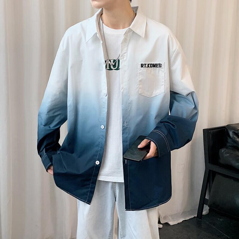 Zuofeili Men s Gradient Lapel Long-Sleeve Jacket 3XL
Zuofeili Men s Gradient Lapel Long-Sleeve Jacket 3XL