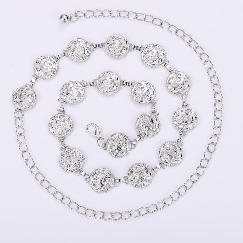 Mei Mary Adjustable hook belt oval metal waist chain women s chain belt for dress decoration and waist cinching
Mei Mary Adjustable hook belt oval metal waist chain women s chain belt for dress decoration and waist cinching