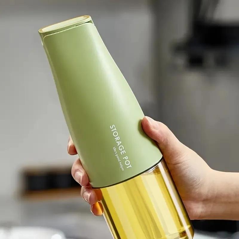 Kitchen Leakproof Oil Can Automatically Open and Close Seasoning Bottle Glass Oil Can Sauce Bottle Household Gravity Oil Bottle зелёный
Kitchen Leakproof Oil Can Automatically Open and Close Seasoning Bottle Glass Oil Can Sauce Bottle Household Gravity Oil Bottle зелёный