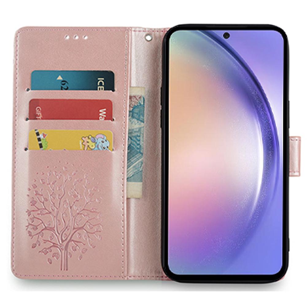 For Samsung Galaxy S23 Phone Case Imprinted Deer Tree Pattern 3 Card Slots Anti-drop Cover Blue
For Samsung Galaxy S23 Phone Case Imprinted Deer Tree Pattern 3 Card Slots Anti-drop Cover Blue