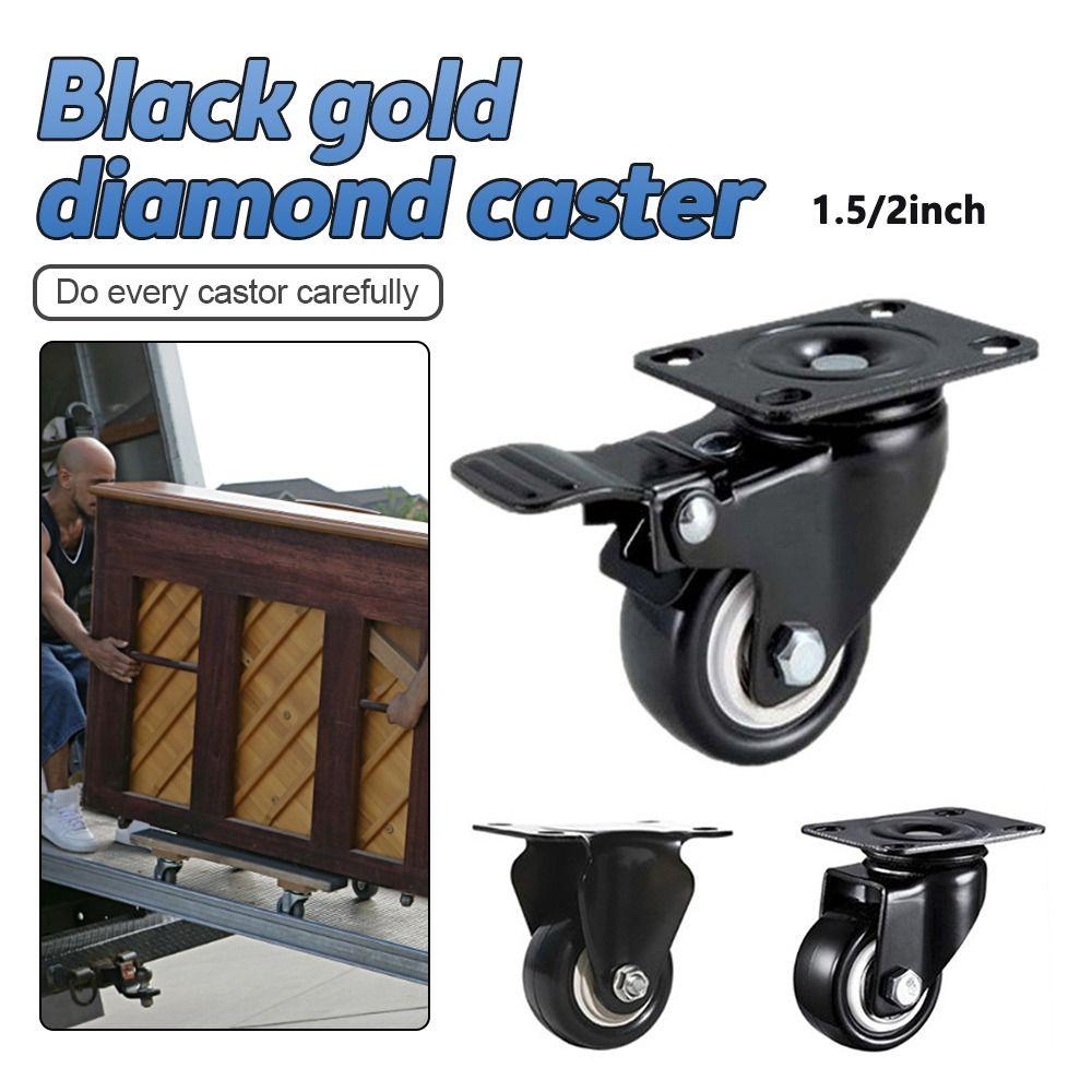 4PCS Soft Rubber Chair Wheels Roller Swivel Caster Universal Trolley Wheel Platform 1.5inch-Directional wheel
4PCS Soft Rubber Chair Wheels Roller Swivel Caster Universal Trolley Wheel Platform 1.5inch-Directional wheel