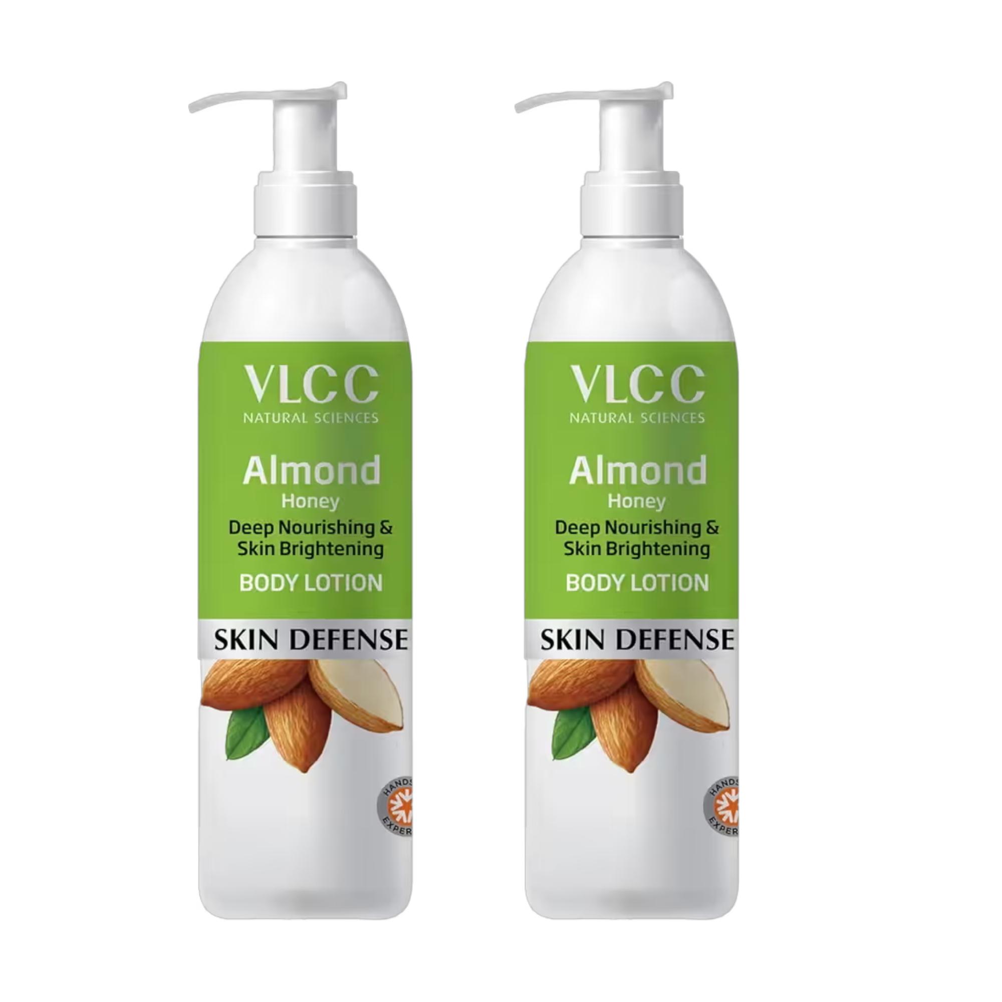 VLCC Almond Honey Deep Nourishing Body Lotion 350 ml Pack Of 2 For Hydrated Glowing Skin Moisture Care Comfort
VLCC Almond Honey Deep Nourishing Body Lotion 350 ml Pack Of 2 For Hydrated Glowing Skin Moisture Care Comfort