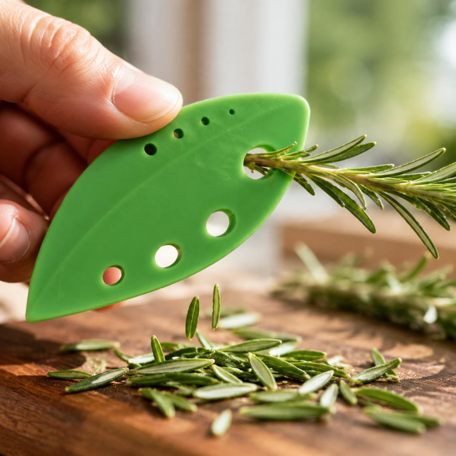 Herb Leaf Stripper Tool with Multiple Sized Holes for Efficient Herb Stem Removal and Leaf Separation Kitchen Gadget for Cooking and Food Preparation One Size зелений
Herb Leaf Stripper Tool with Multiple Sized Holes for Efficient Herb Stem Removal and Leaf Separation Kitchen Gadget for Cooking and Food Preparation One Size зелений